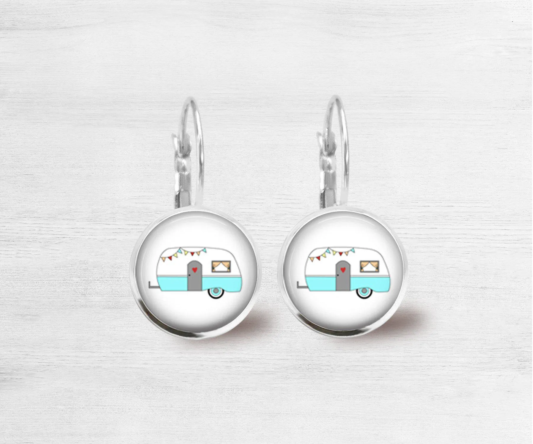 Happy Camper Dangle Earrings | Beach Jewelry