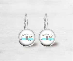 Happy Camper Dangle Earrings | Beach Jewelry