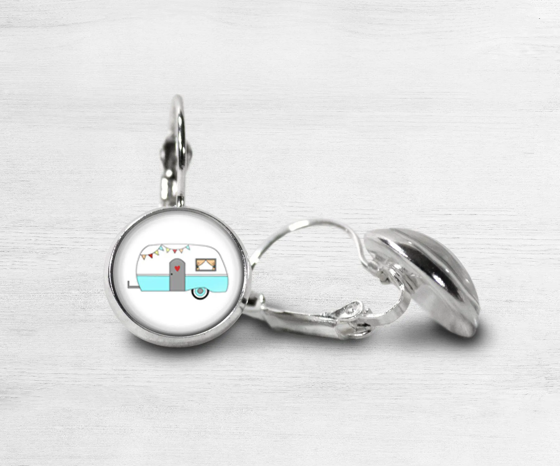 Happy Camper Dangle Earrings | Beach Jewelry