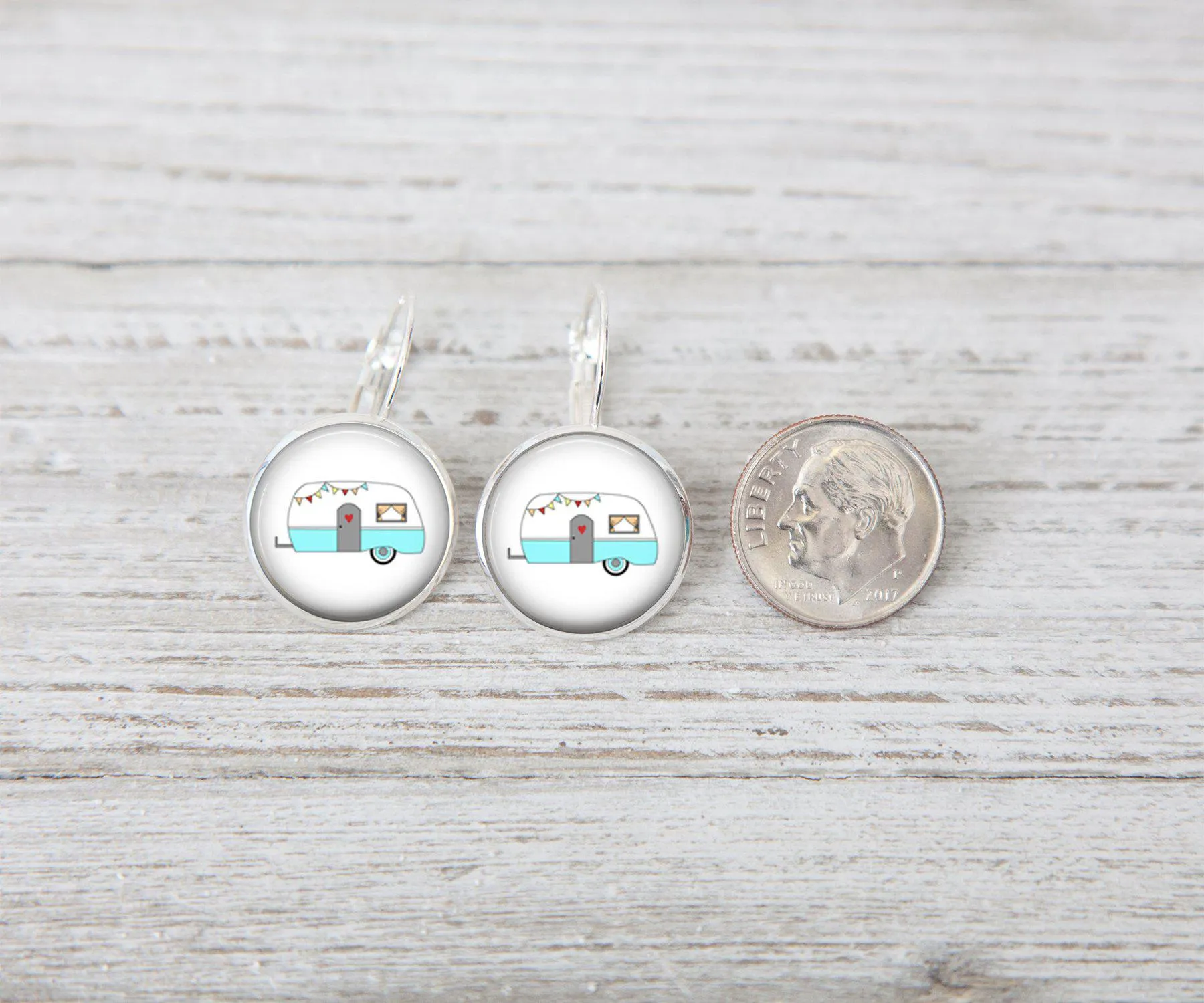 Happy Camper Dangle Earrings | Beach Jewelry