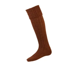 Harris - House of Cheviot Shooting, hunting and Country socks in Bronze - now 40% off