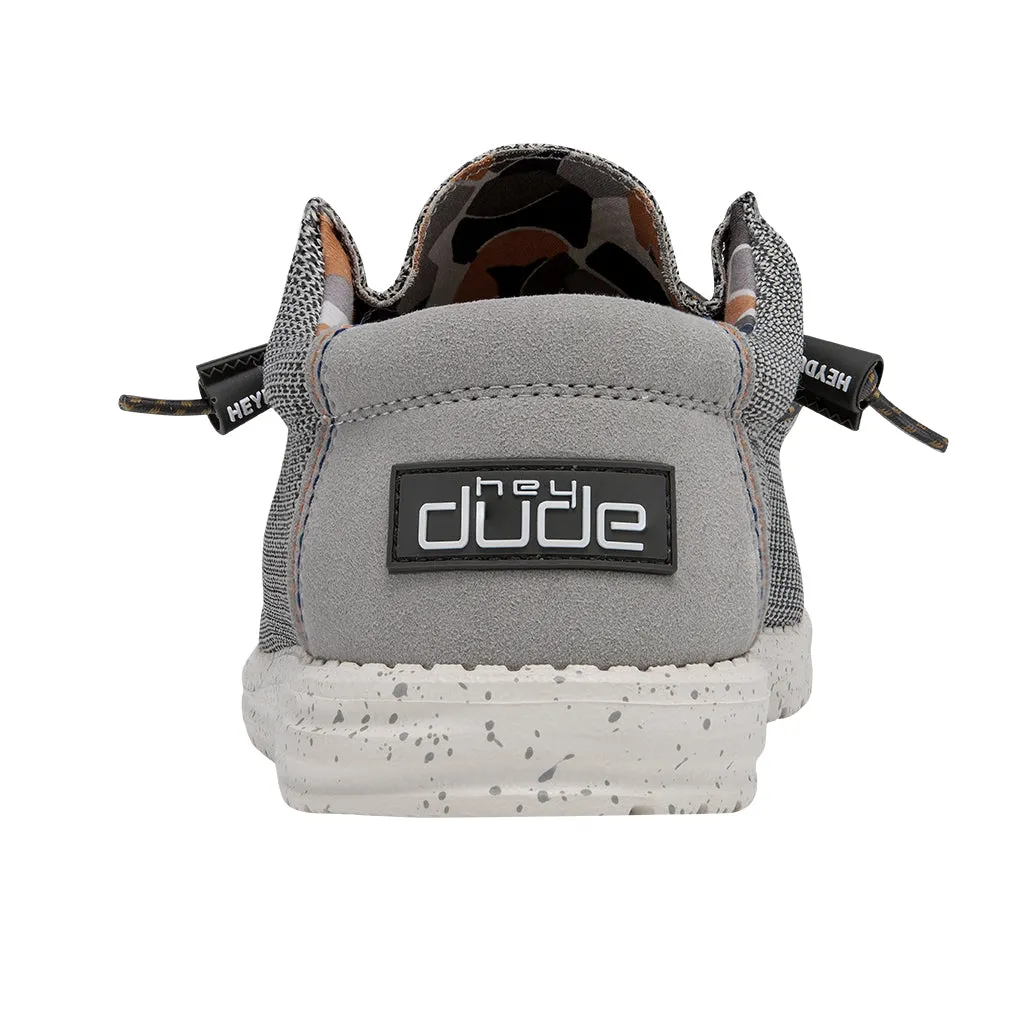 HEY DUDE WALLY SOX ASPHALT - 110352167