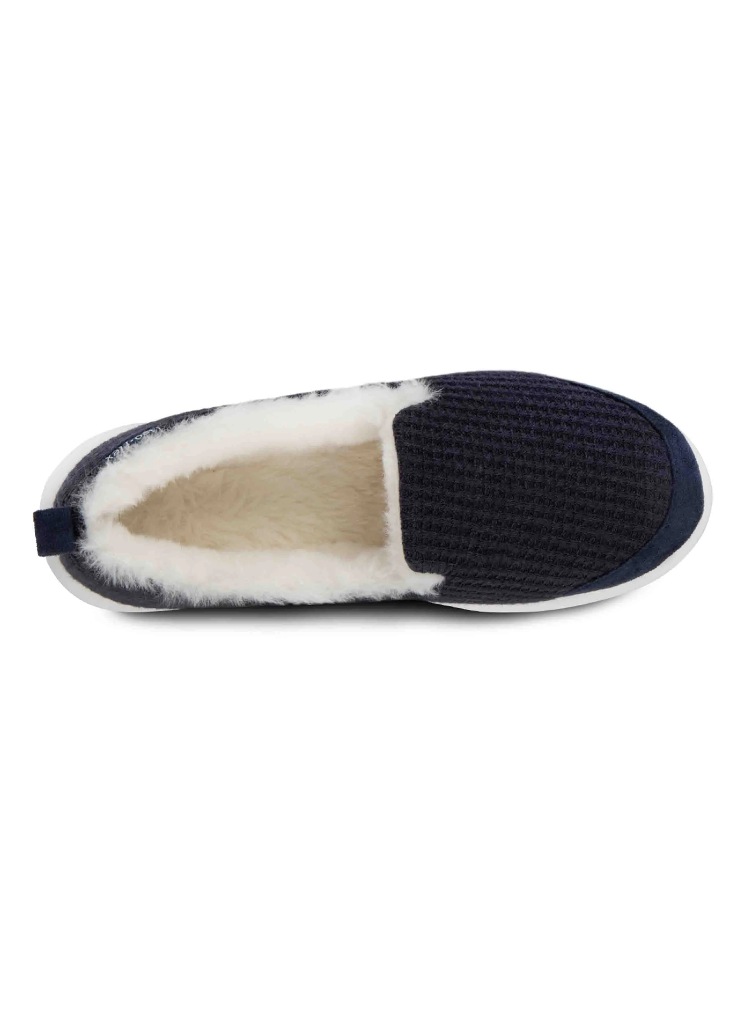 Isotoner Ladies Iso-Flex Waffle Full Back Slipper