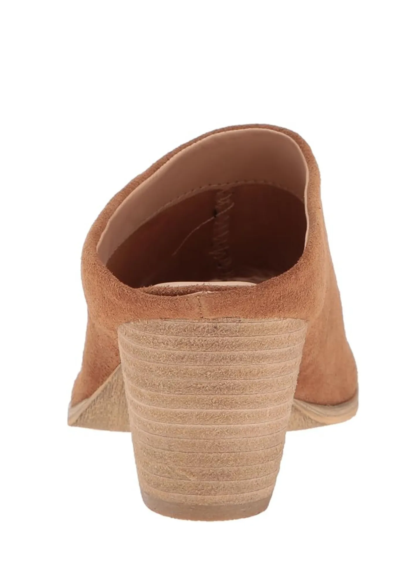 Jerome Peep Toe Heeled Slide in Tan