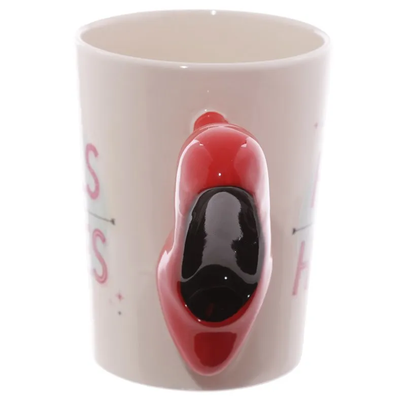 Ladies High Heels Stiletto Shoe 3D Handle Mug High Heels High Hopes Coffee Mug Cup Gift For Fashionista