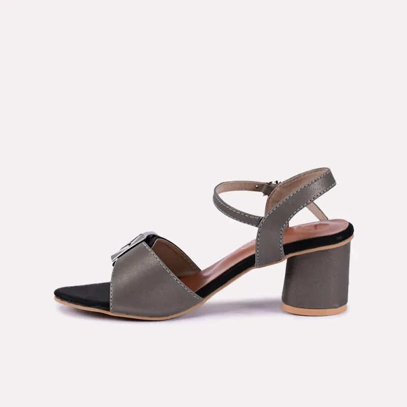 Lavinia Black Block Heel Sandals 0421242