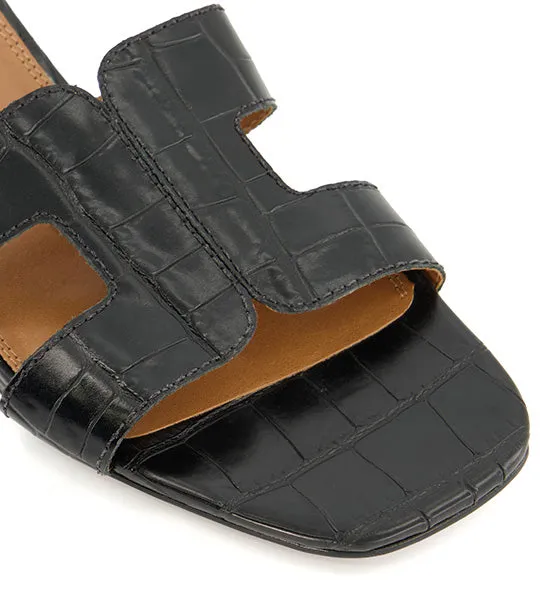 Loupe Smart Slider Sandals Black