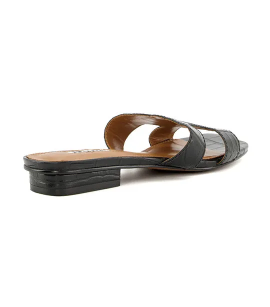Loupe Smart Slider Sandals Black