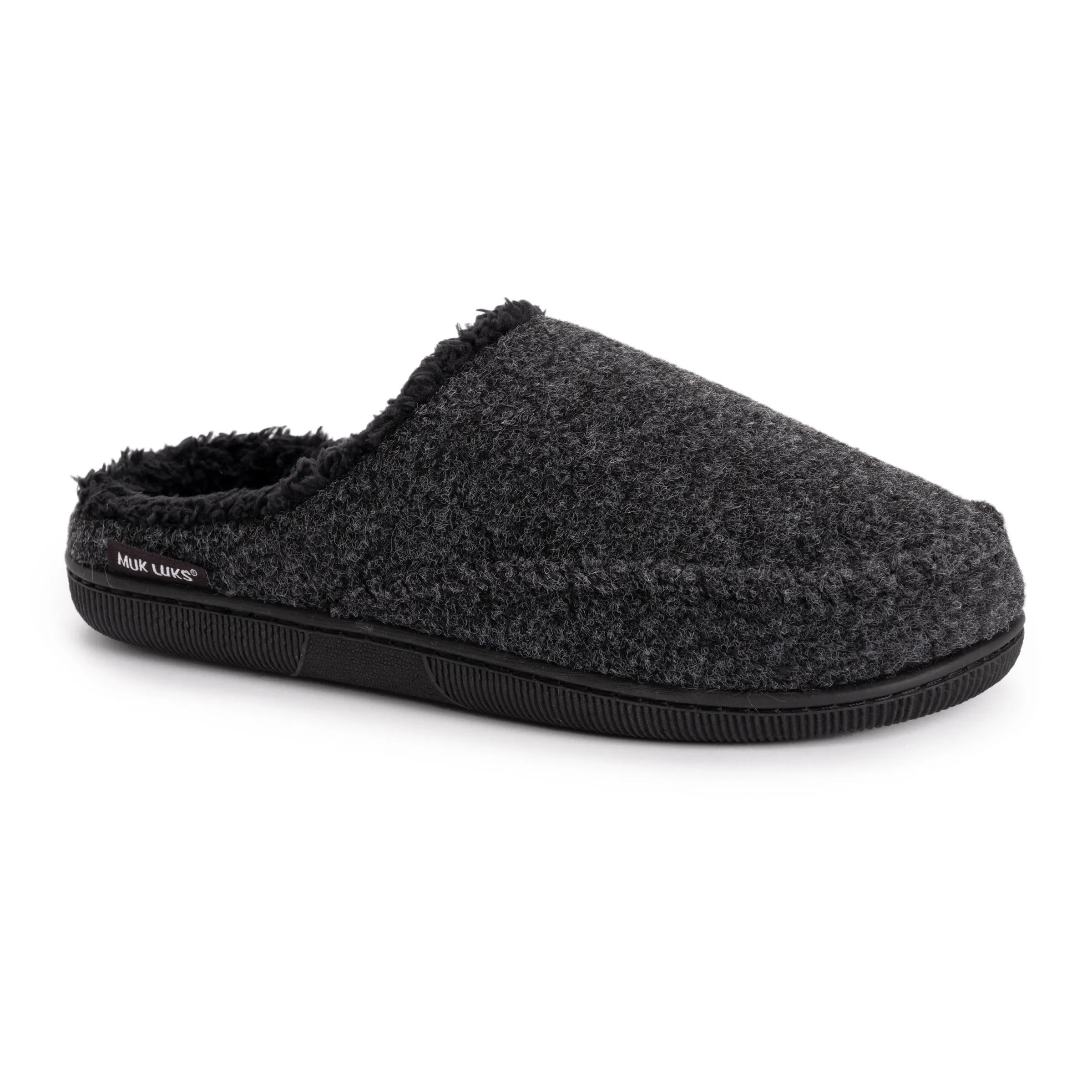 Men's Faux Wool Clog Slippers