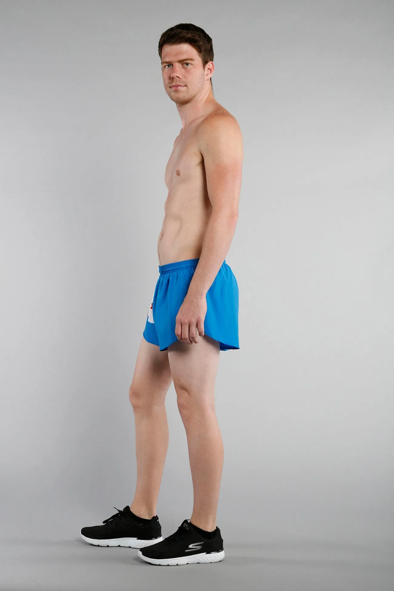 Men's Flag 1" Elite Split Shorts [C] - Chicago
