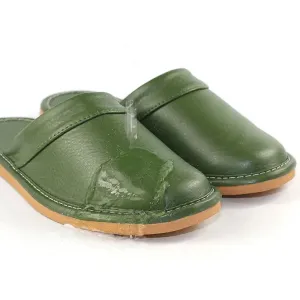 Men's Leather Slippers