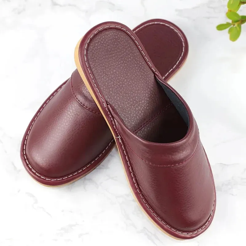 Men's Leather Slippers