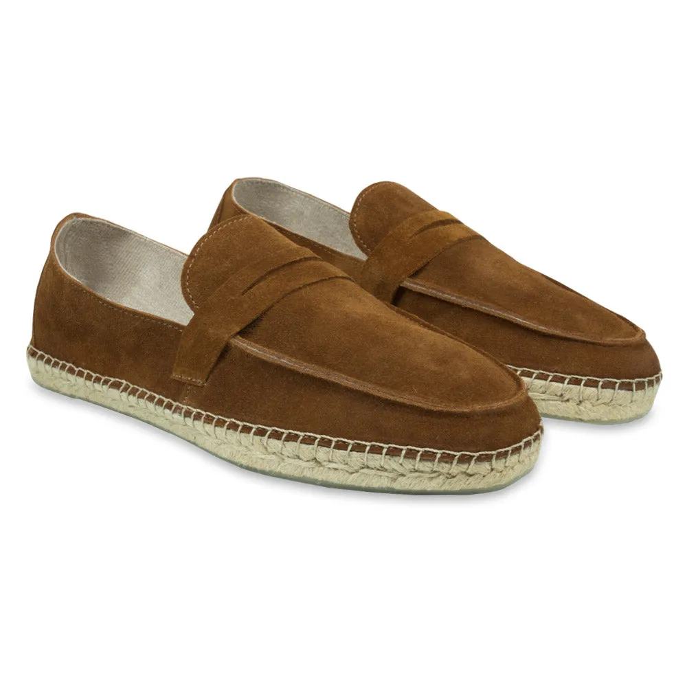 Mocassim Espadrille Masculino Romeo Caramelo