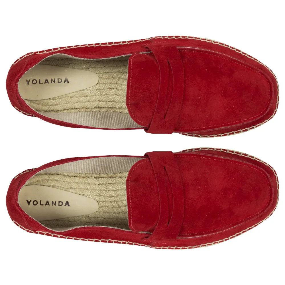 Mocassim Espadrille Masculino Romeo Vermelho
