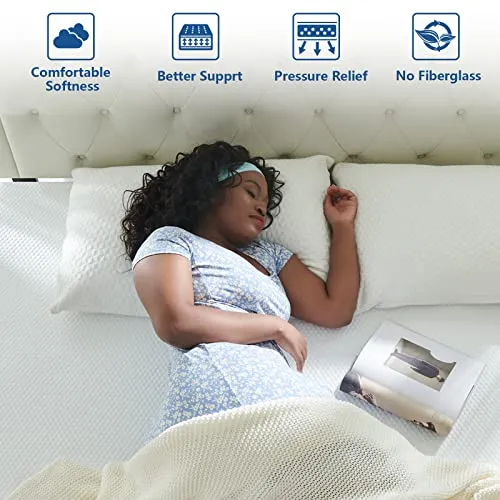 Molblly Full Size Mattress, 10 Inch Premium Cooling-Gel Memory Foam Mattress Bed in a Box, Full Bed Supportive & Pressure Relief with Breathable Soft Fabric Cover, Medium Firm