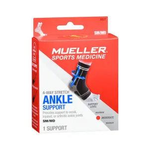 Mueller Sport Care 4-Way Stretch Ankle Support Small - Medium 1 Each By Mueller Sport Care