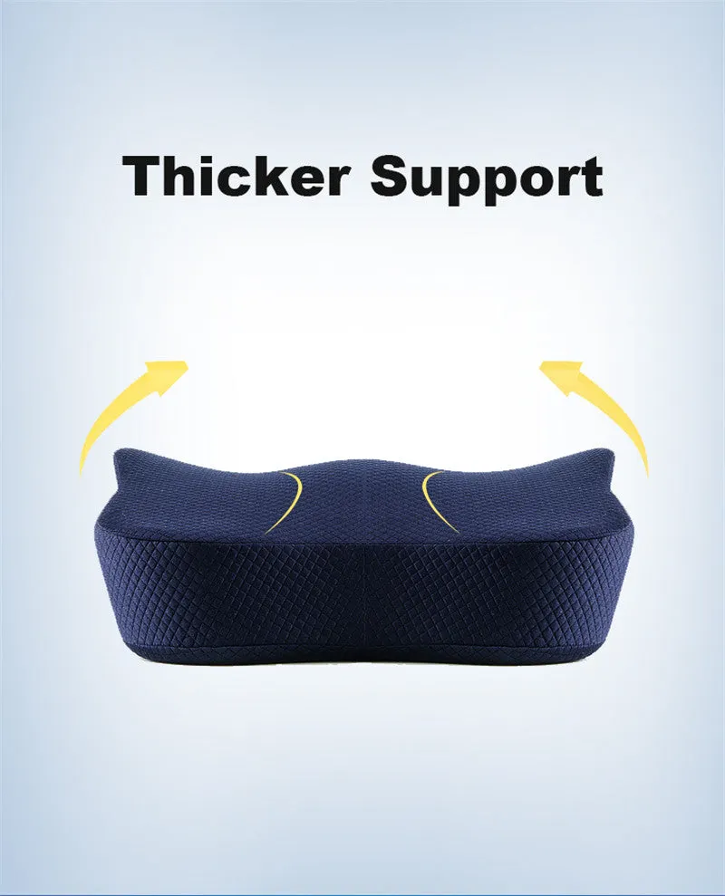 Office Chair Memory Foam Cushion Pillow Set