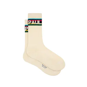 PAUL SMITH Ari Logo Socks - Beige
