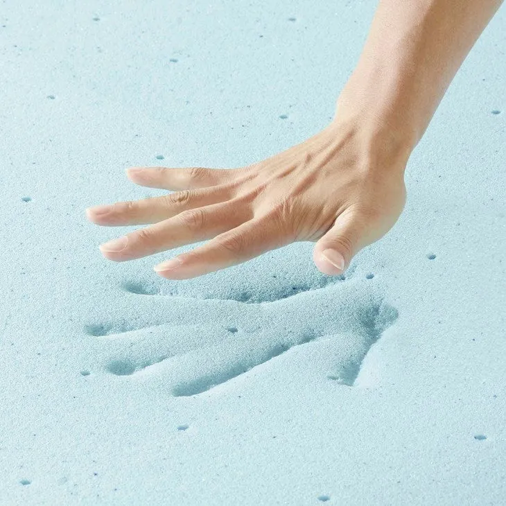 Relax Twin 2" Gel Memory Foam Mattress Topper
