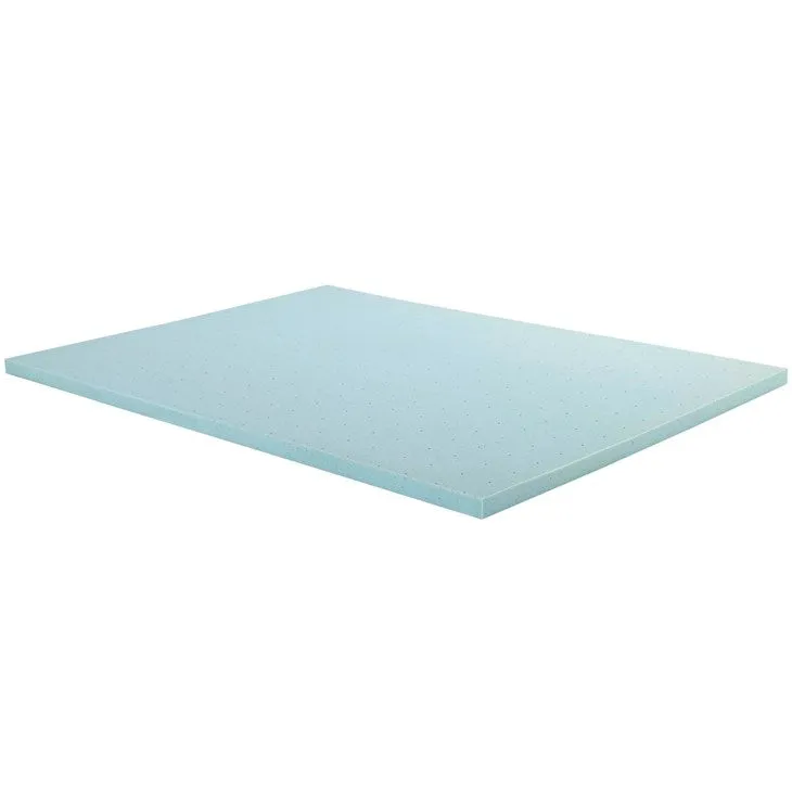 Relax Twin 2" Gel Memory Foam Mattress Topper