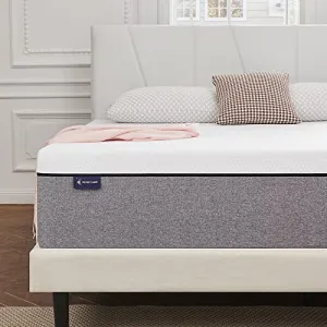 S SECRETLAND Twin Mattress, 8 inch Gel Memory Foam Mattress with Breathable Cover (Mattress Only) Medium Feels-Bed Mattress in a Box