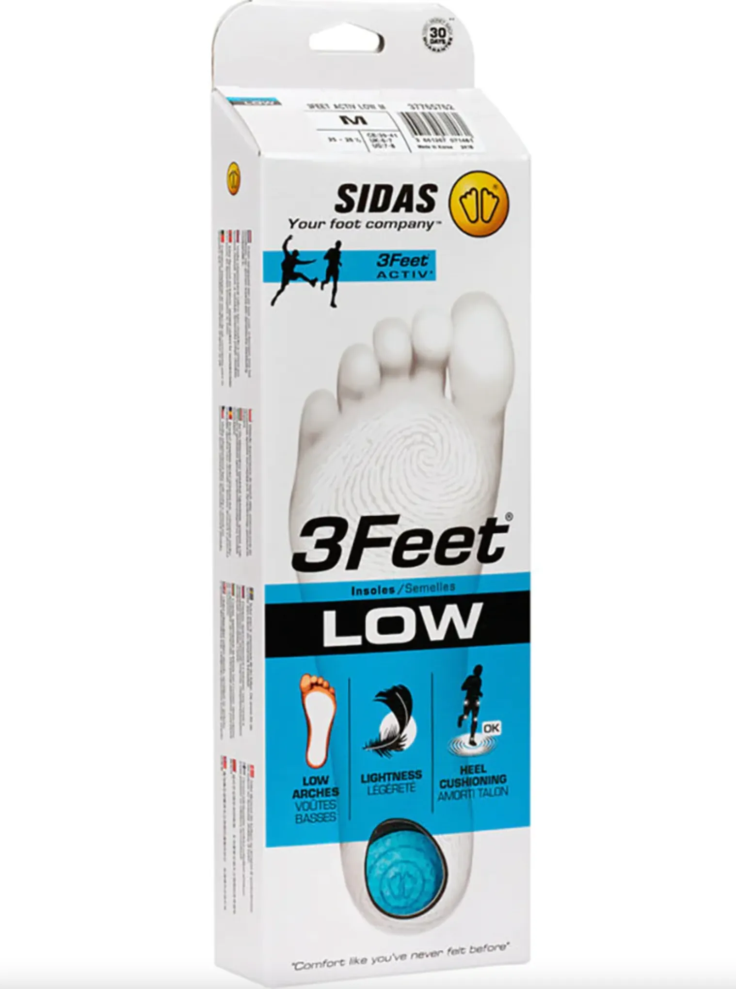 Sidas 3 feet  Active 4mm