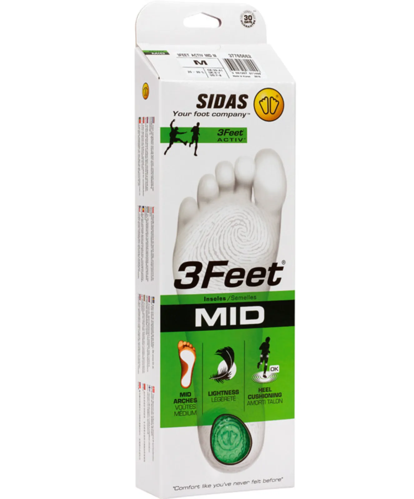 Sidas 3 feet  Active 4mm