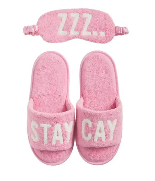 Slipper and Mask Set