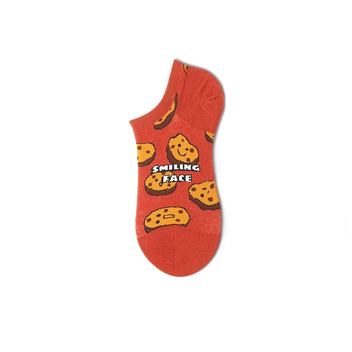 Smiling Face Summer Women 5pcs Ankle Socks Set