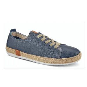 Spring Step Eloya Lace Up (Women) - Navy Nubuck