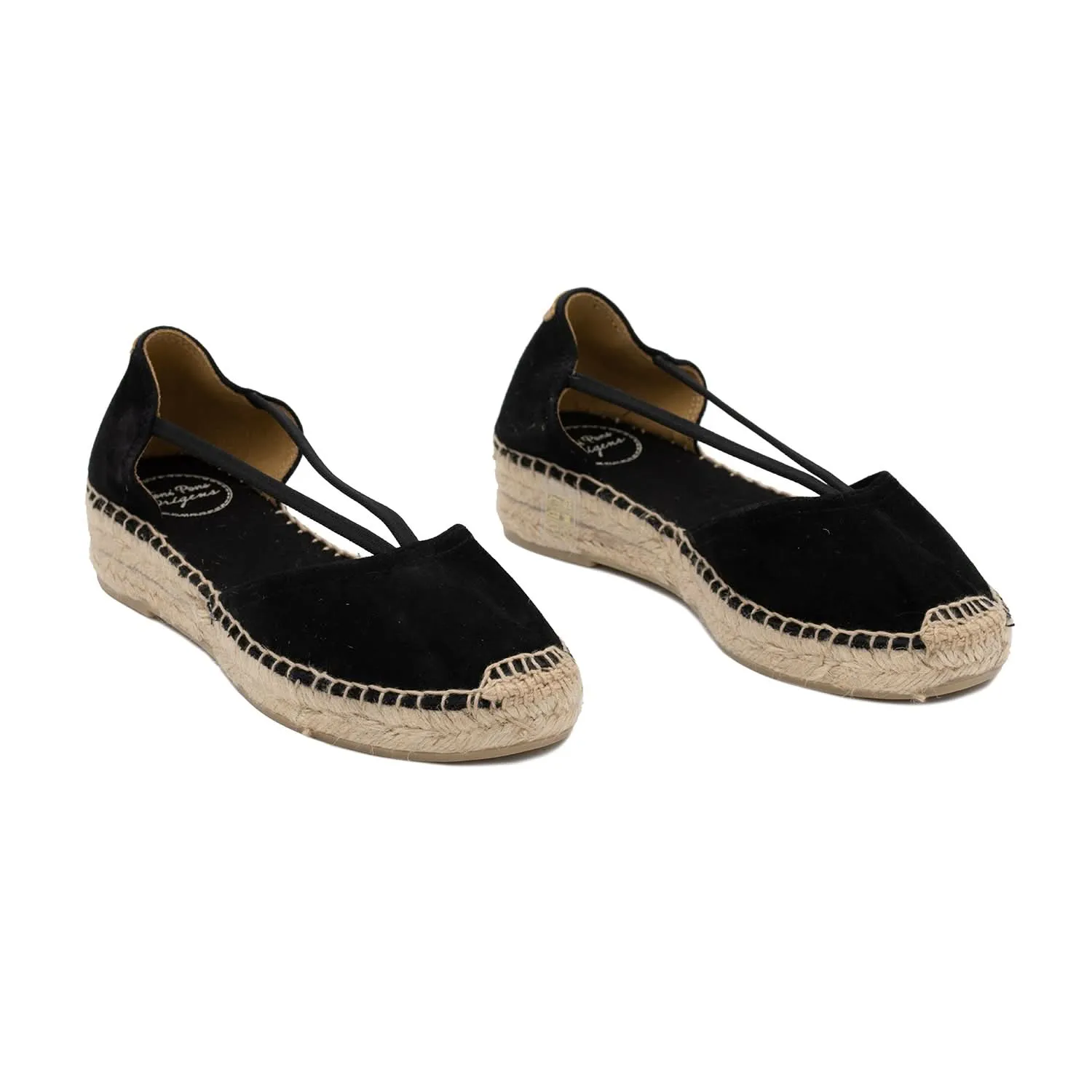 Suede Leather Espadrille for Women - Erla-A