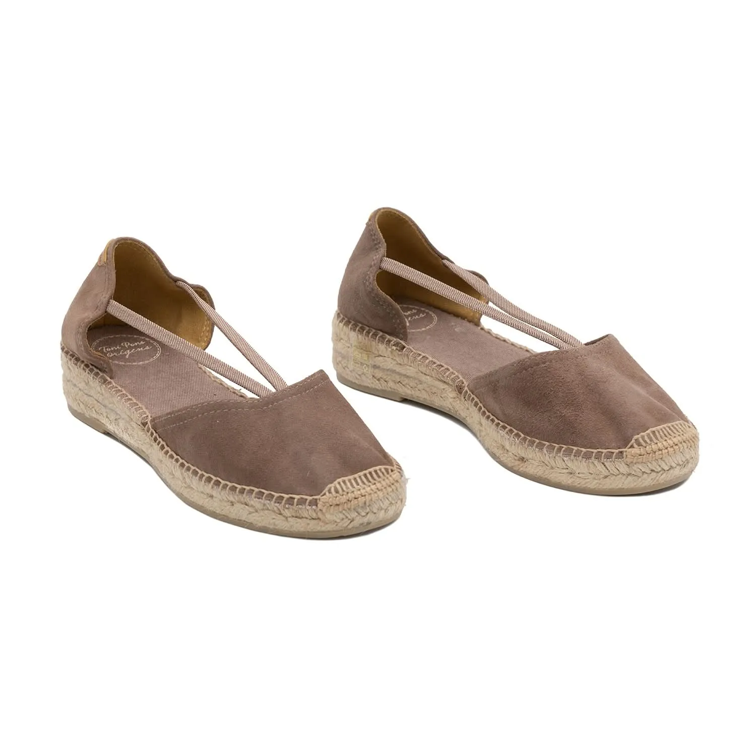 Suede Leather Espadrille for Women - Erla-A