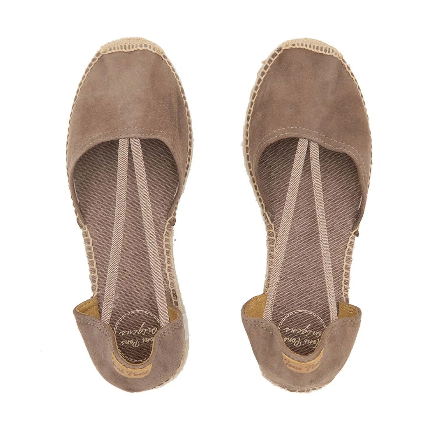 Suede Leather Espadrille for Women - Erla-A