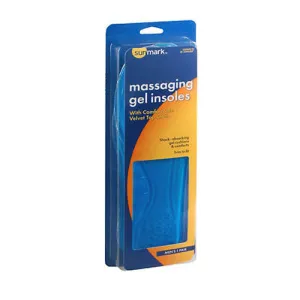 Sunmark Massaging Gel Insoles Mens 1 each By Sunmark