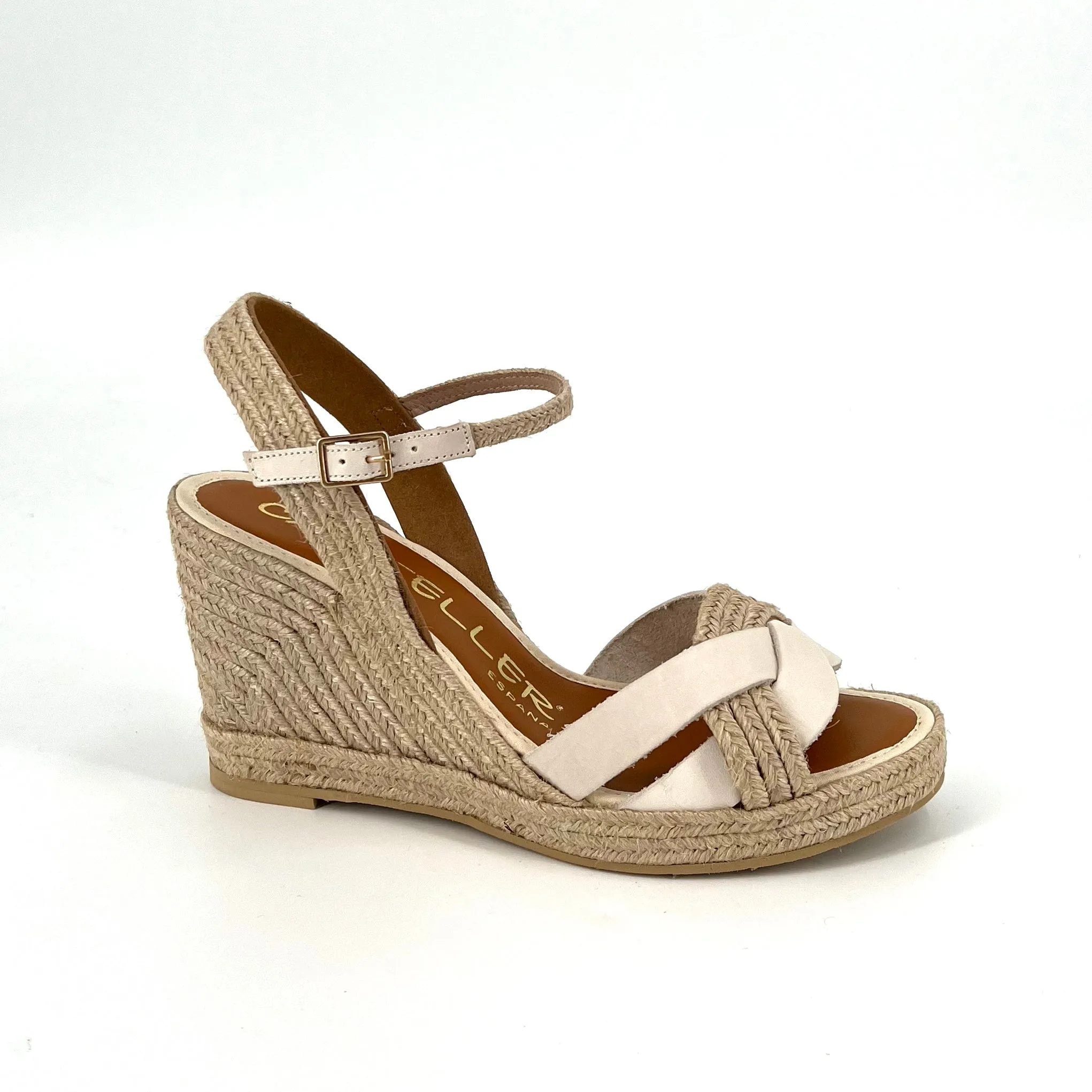 The Braided Espadrille in Off White