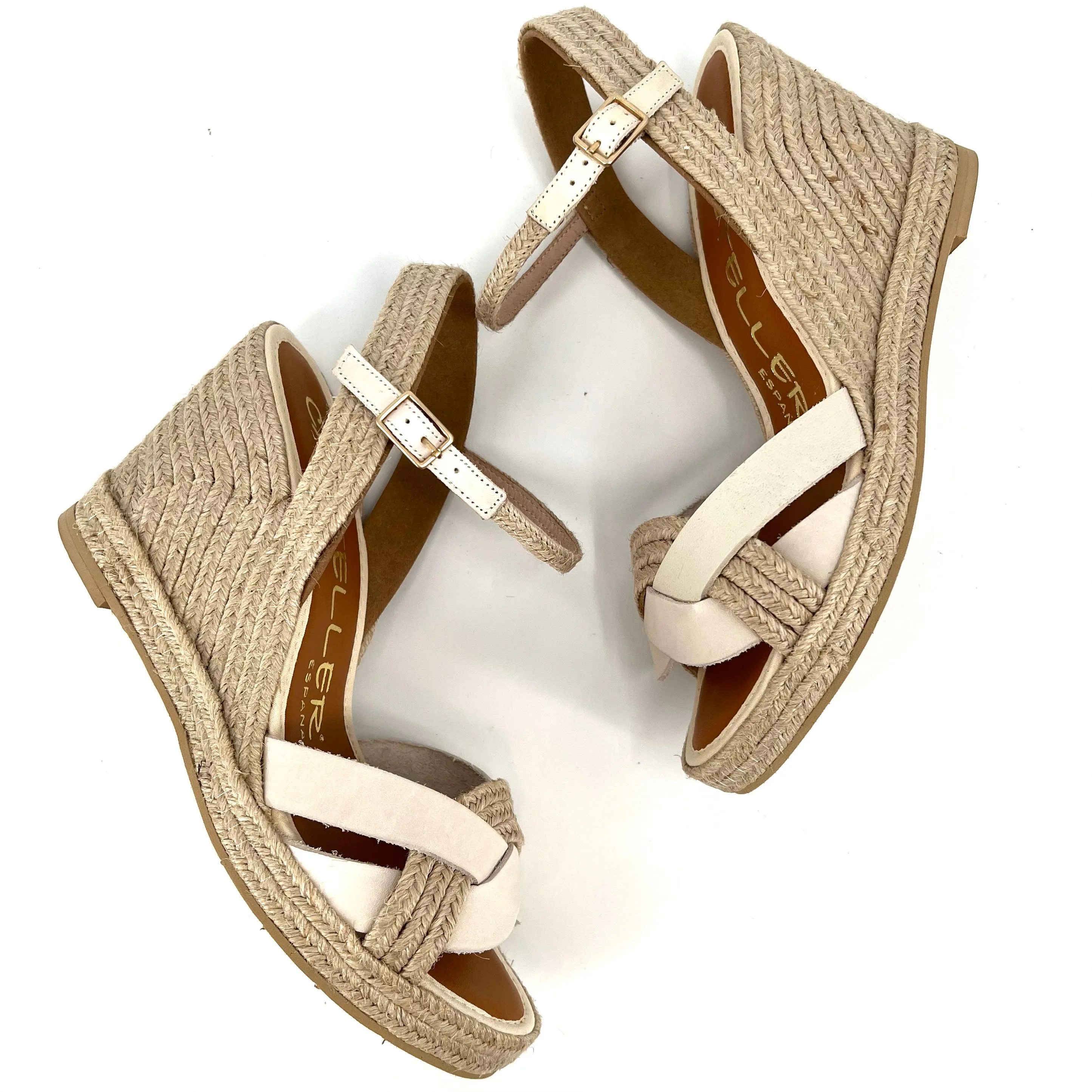 The Braided Espadrille in Off White