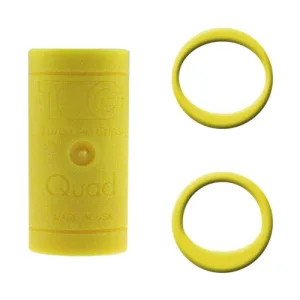 Turbo Ms Quad Soft Mesh/Oval Lift Yellow Finger Inserts Each