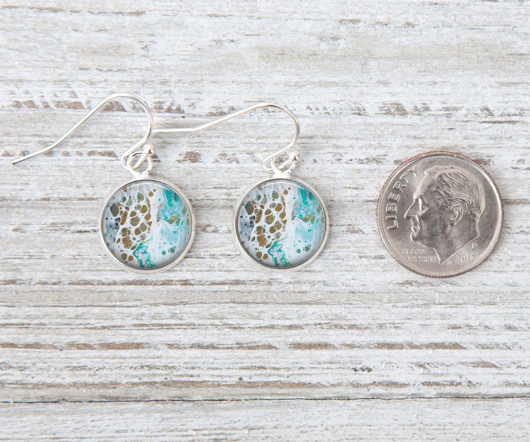 Turtle Bay Small Dangle Earrings | Handmade Earrings | Beach Jewelry