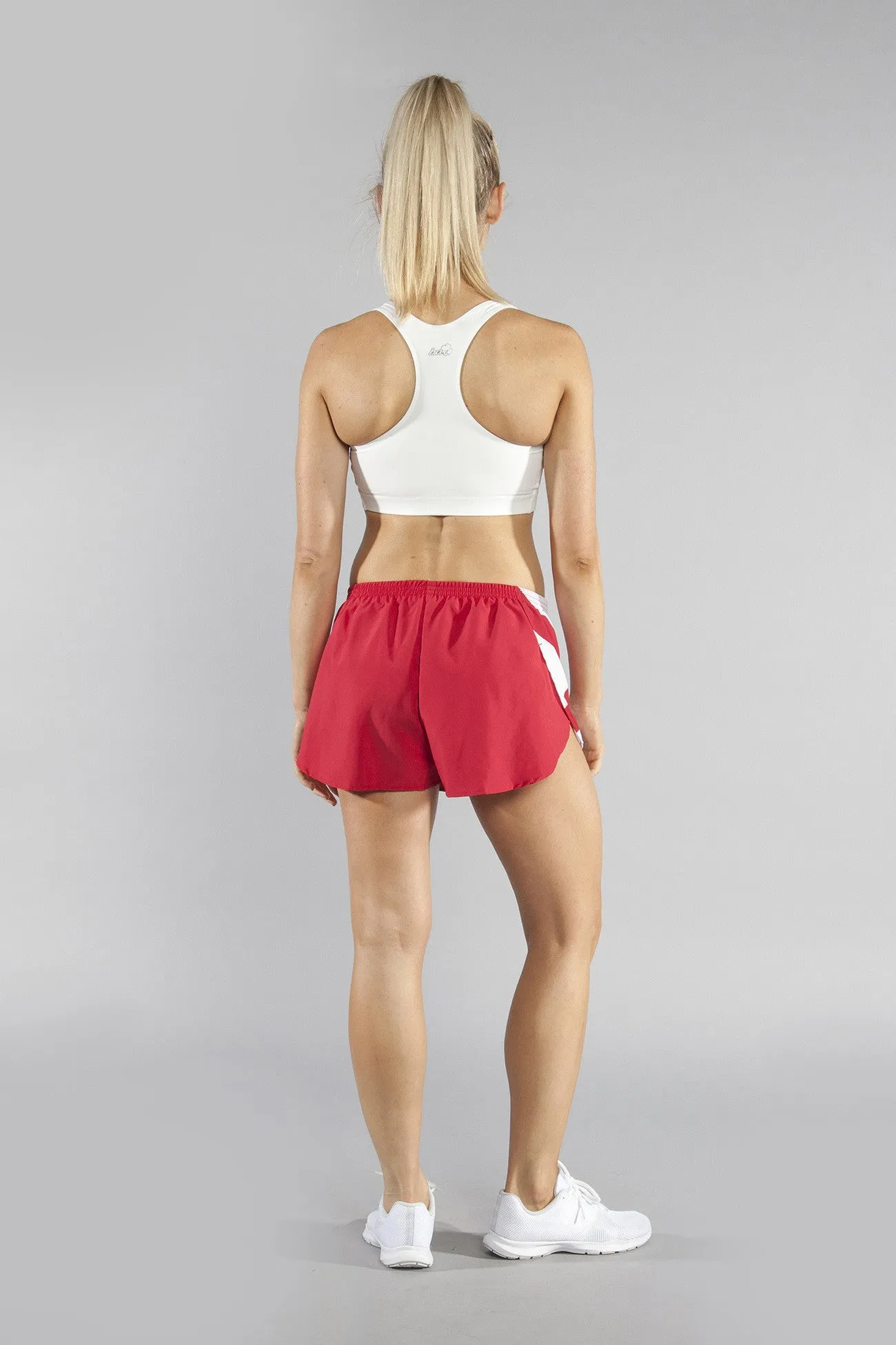 Women's 1" Elite Split Flag Shorts [A-D] - Alabama