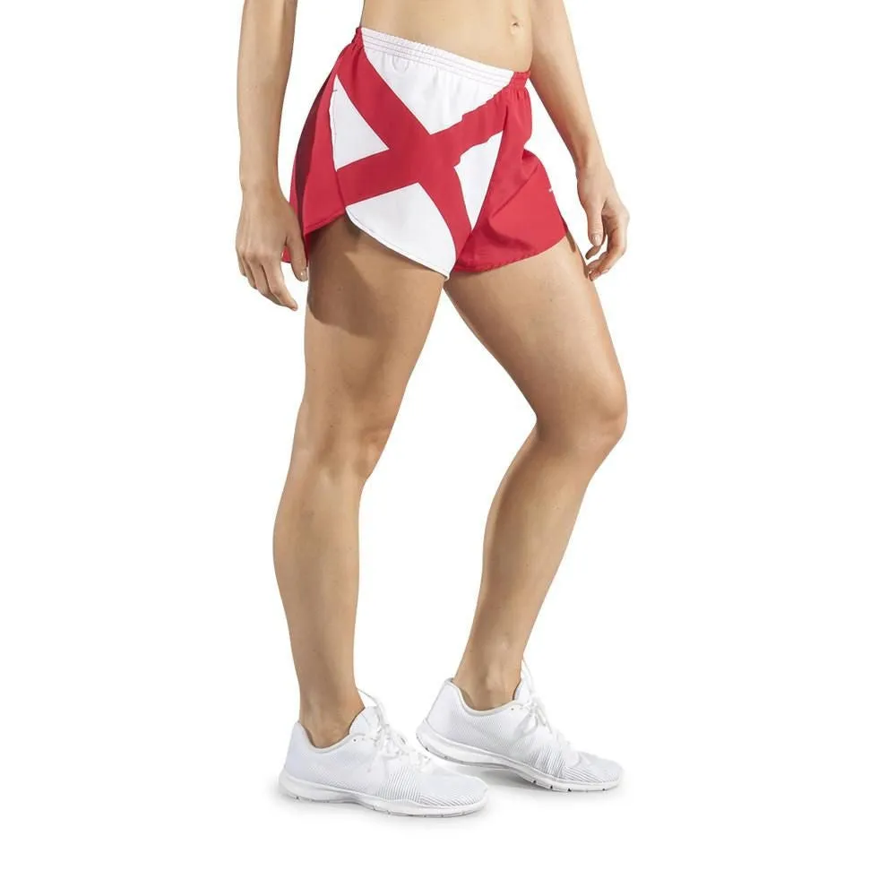 Women's 1" Elite Split Flag Shorts [A-D] - Alabama