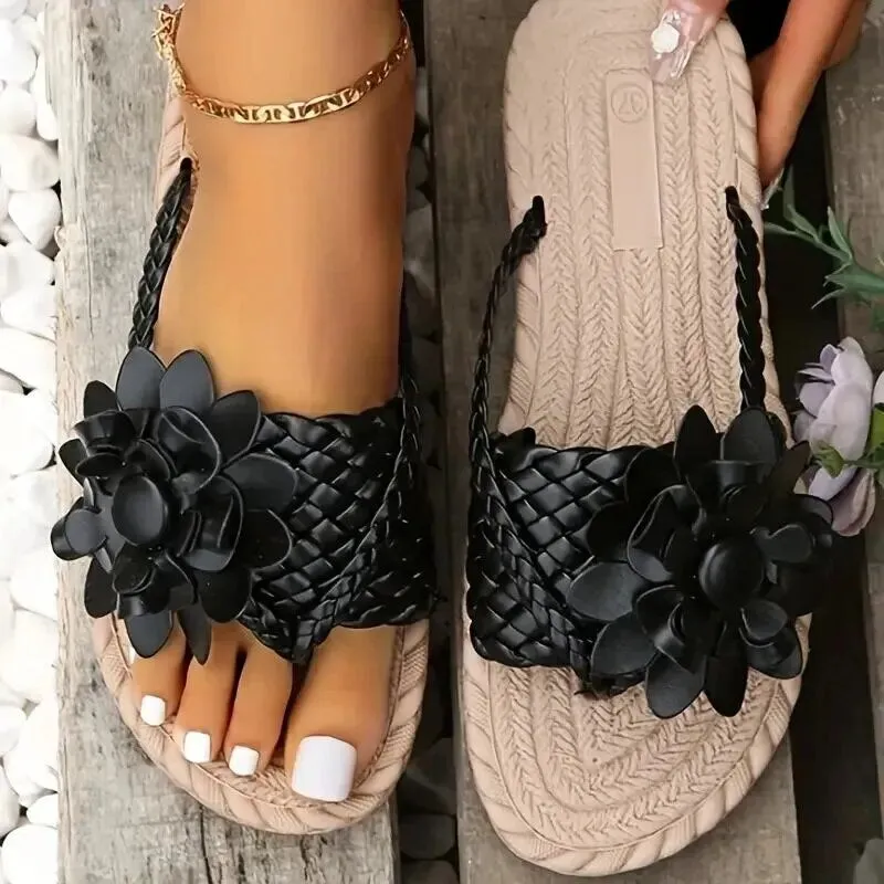 Women's Floral Slipper Slides