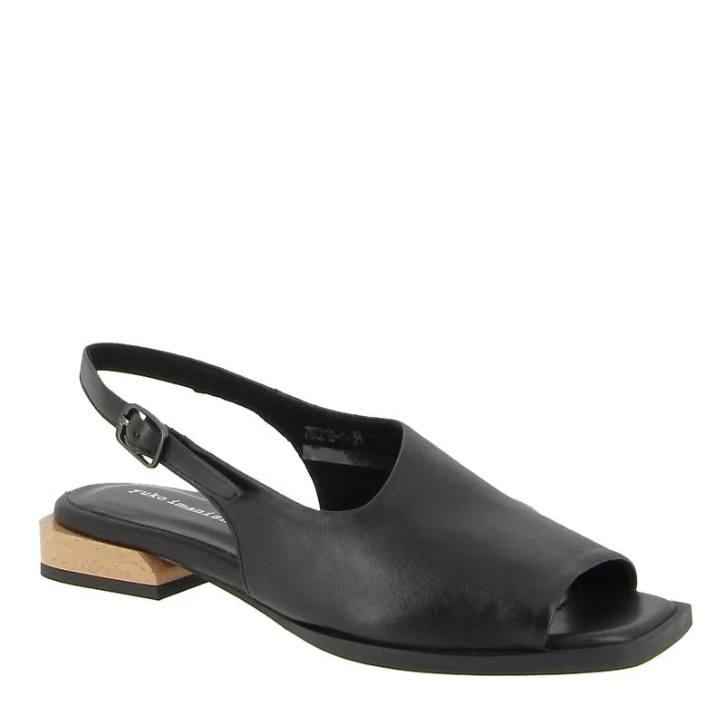 Yuko Imanishi 702018 Black Slingback Sandal
